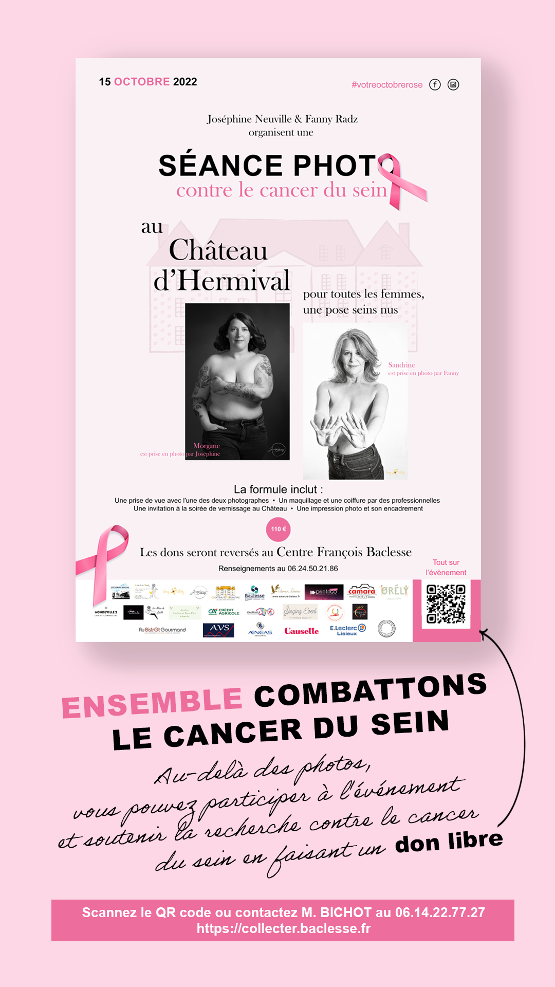 Affiche Octobre Rose Mail DONS